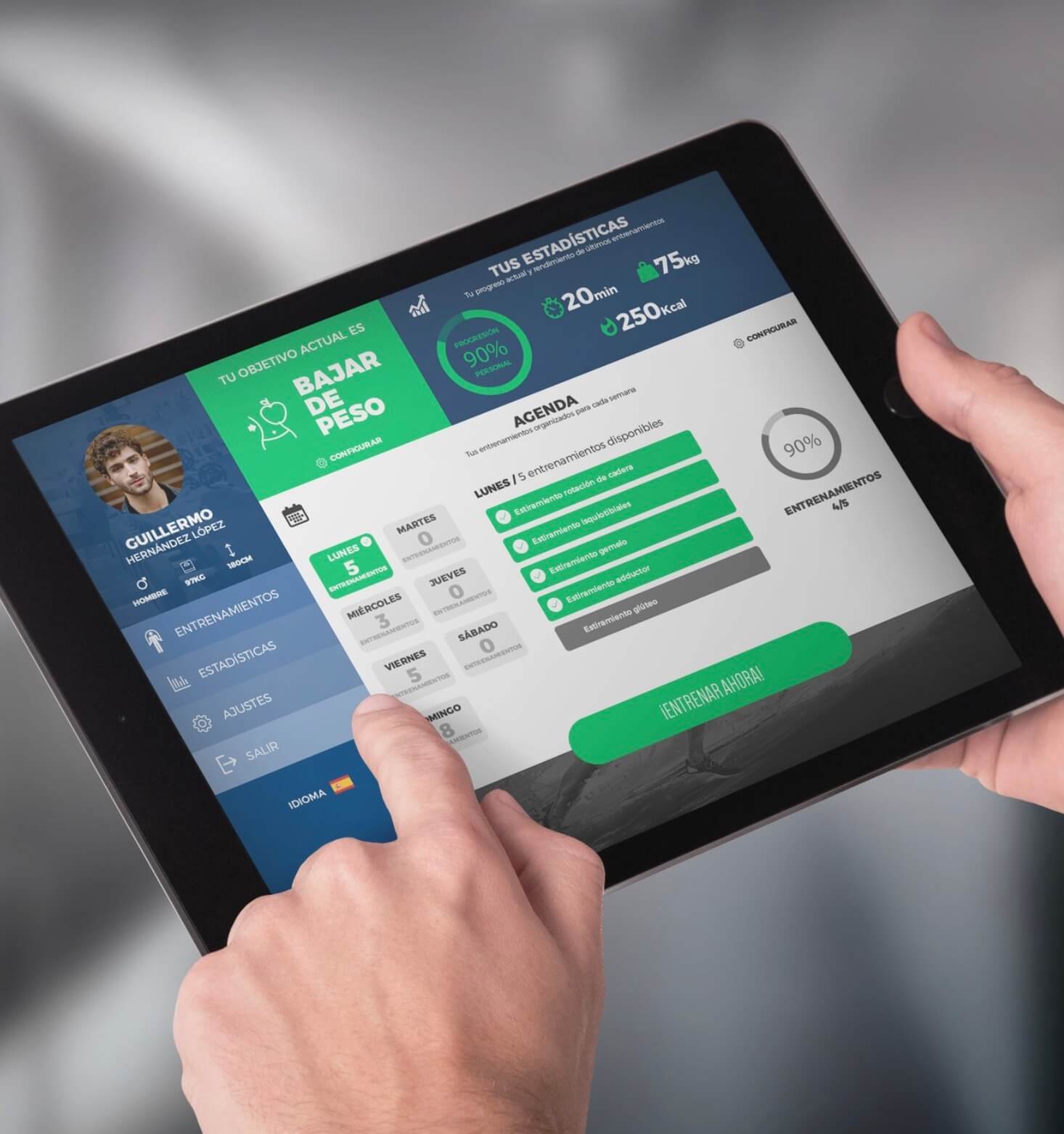 Beonfit - Panel de administración