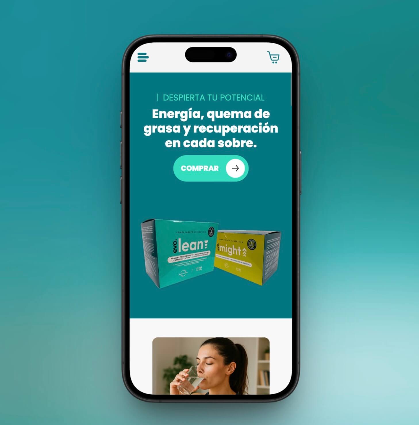 LíneaEvo - E-commerce de suplementos deportivos