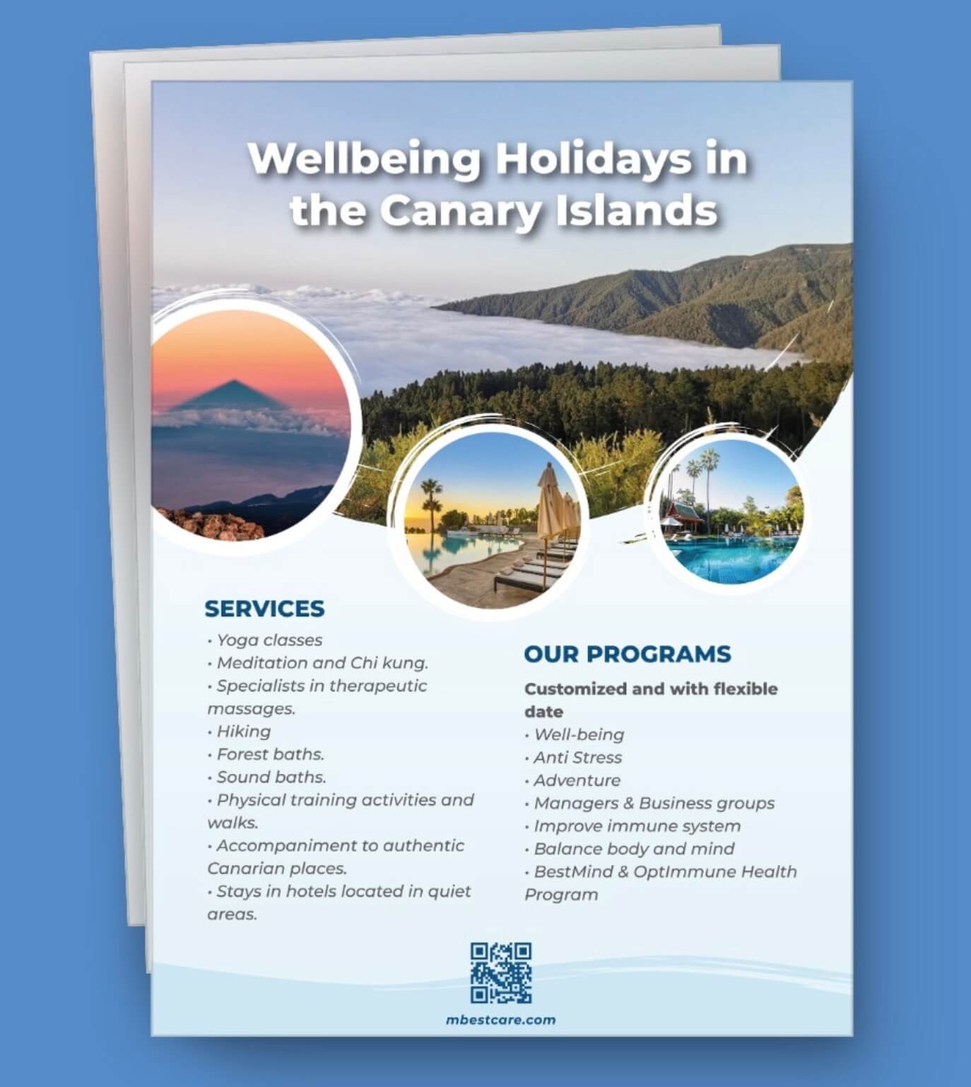 MBestcare - Flyer promocional reverso