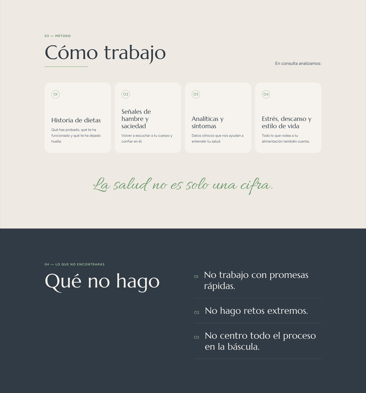 Nutricampos - Método de trabajo y qué no hago