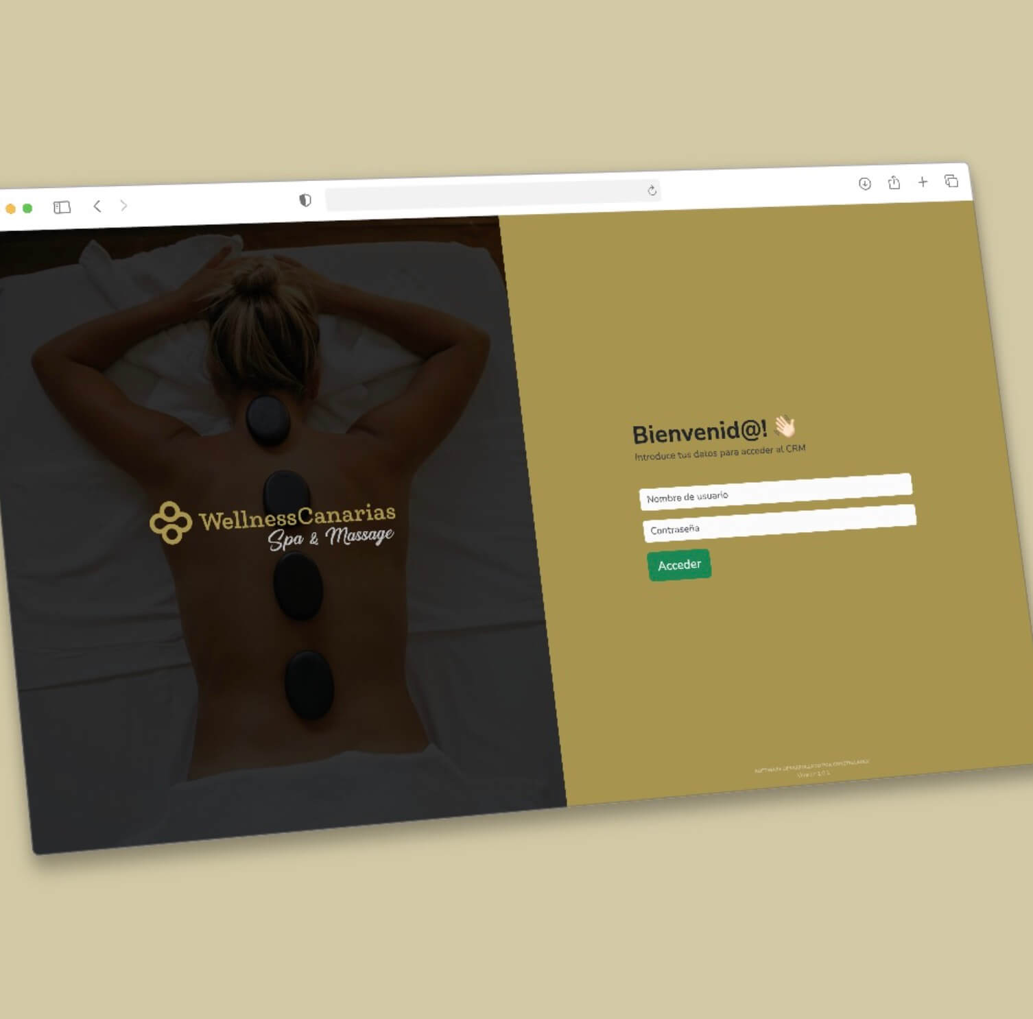 Wellness Canarias - Web responsive