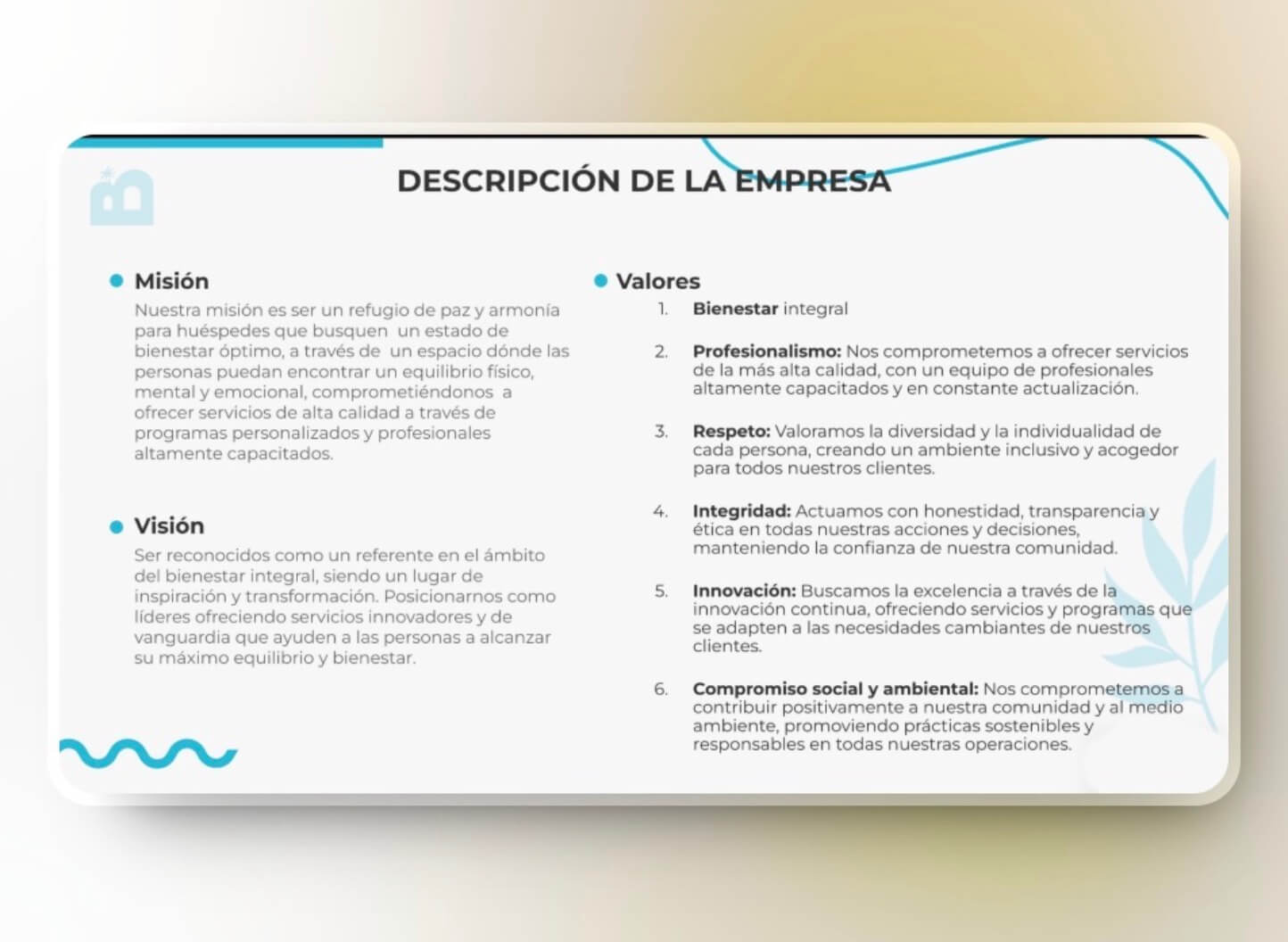 Wellness Canarias - Propuesta de valor